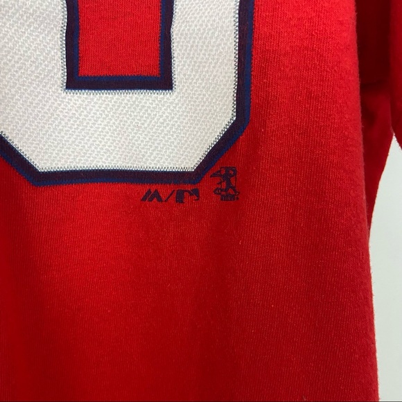 Washington Nationals MLB Jayson Werth #28 Red T Shirt Crew Neck Mens XL BASEBALL - Picture 11 of 12